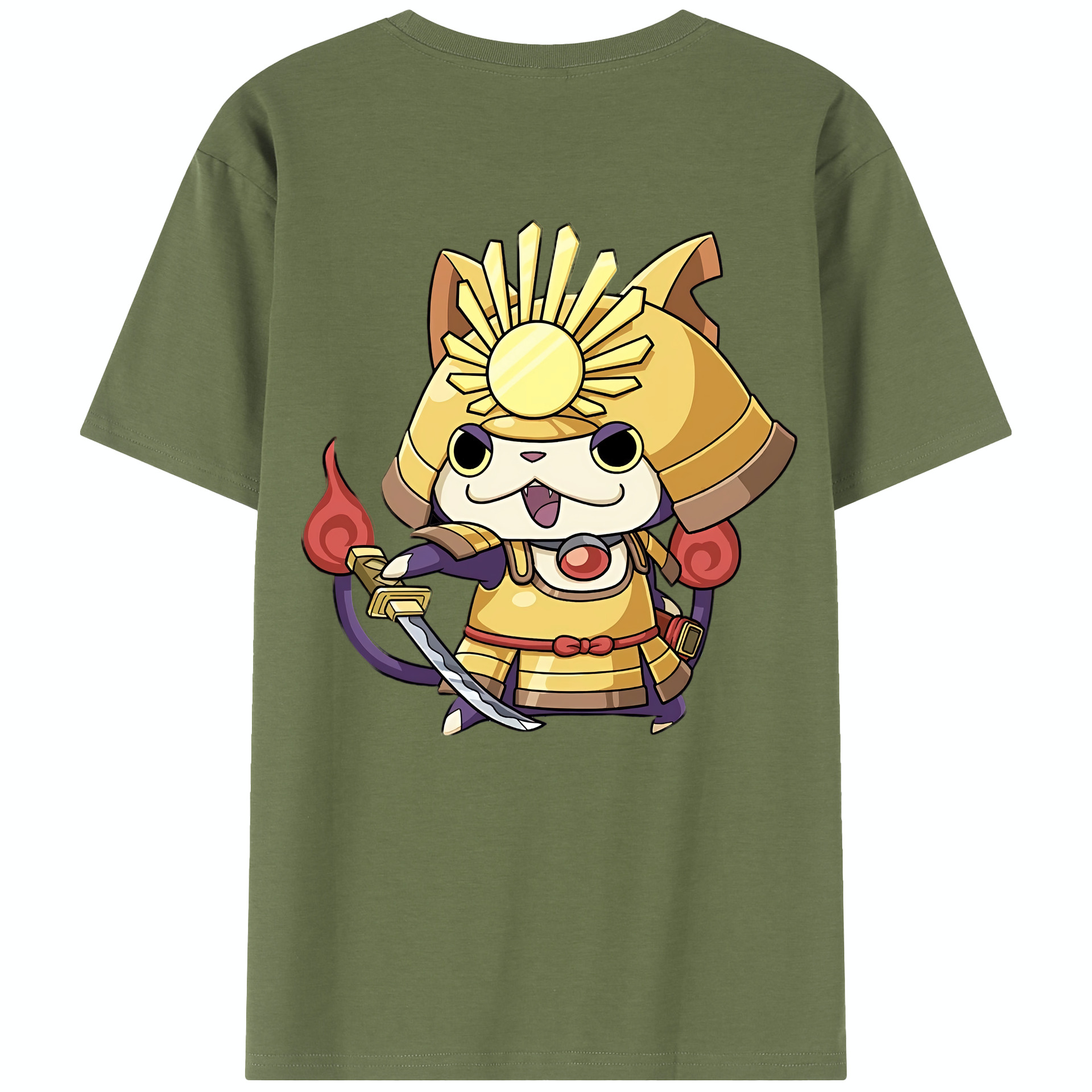 （画像用） 妖怪ウォッチ Yo-kai Watch 綿100％半袖Tシャツ（背面プリント）